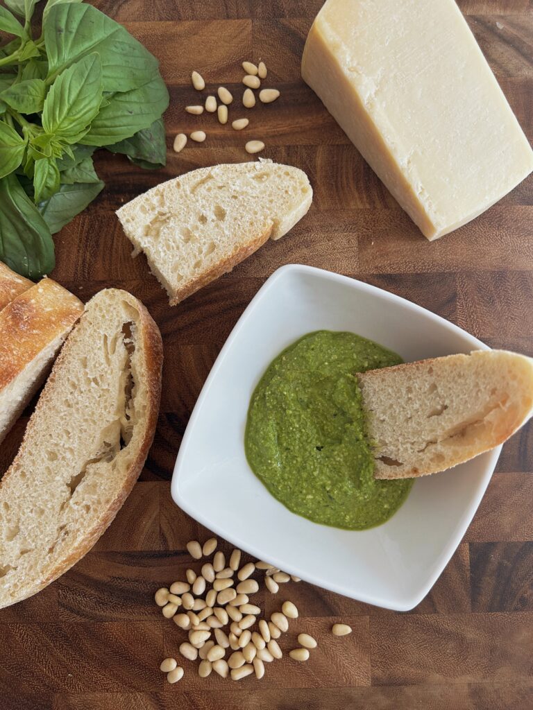 Low-calorie Pesto Sauce Recipe - Light Basil Pesto