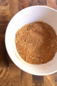 Brown sugar and cinnamon swirl topping.