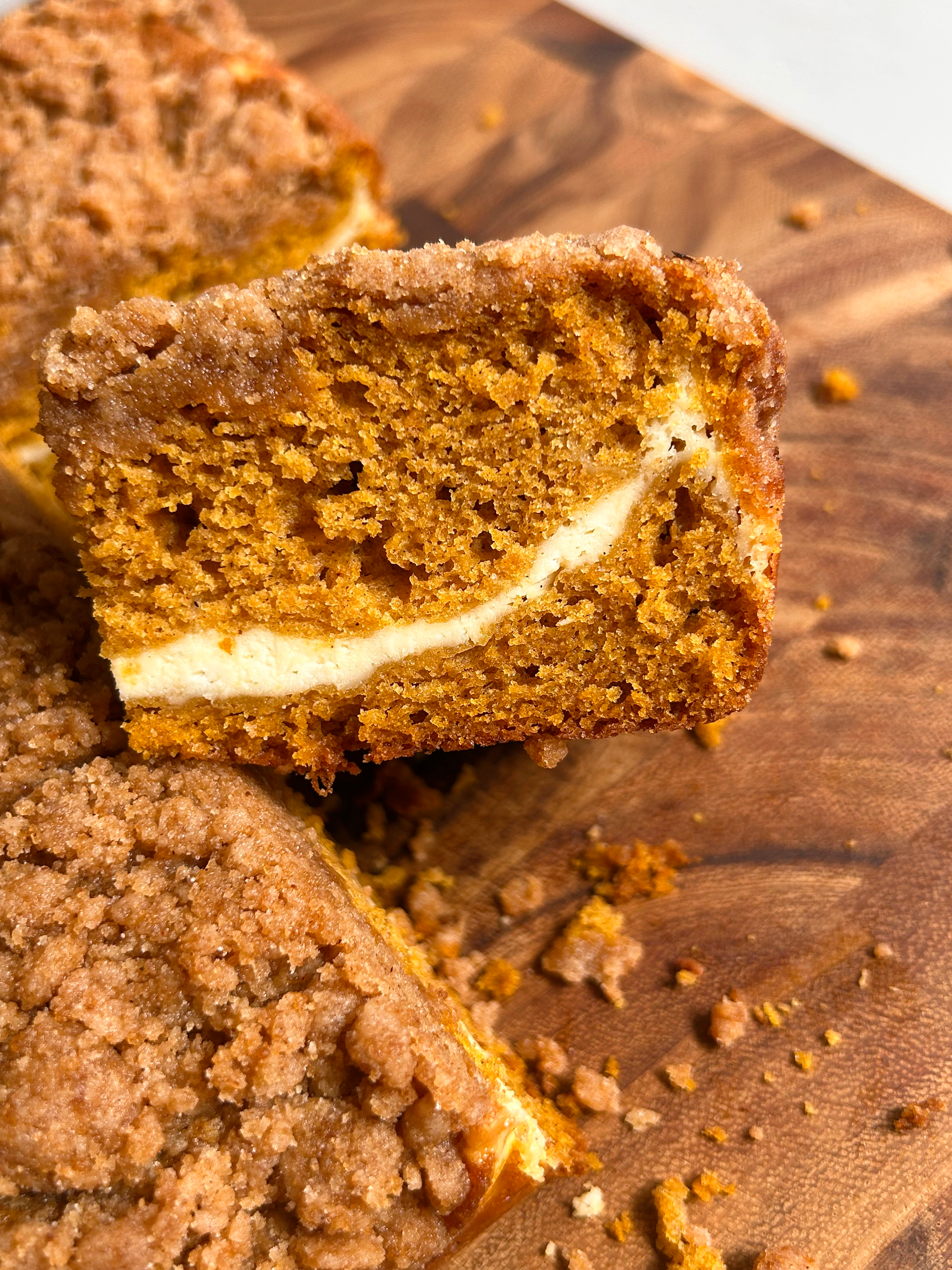 Pumpkin Cream Cheese Coffee Cake Recipe